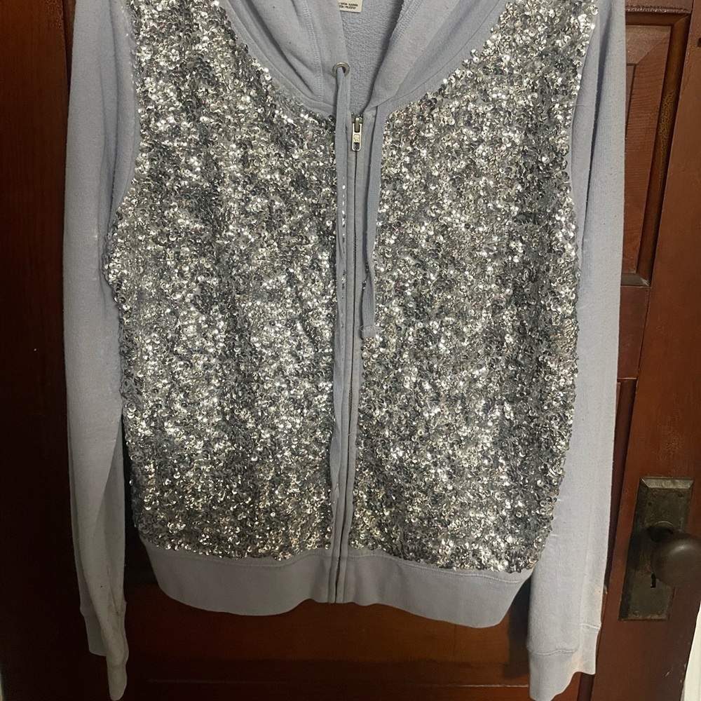 Lavender sequin VS pink jacket